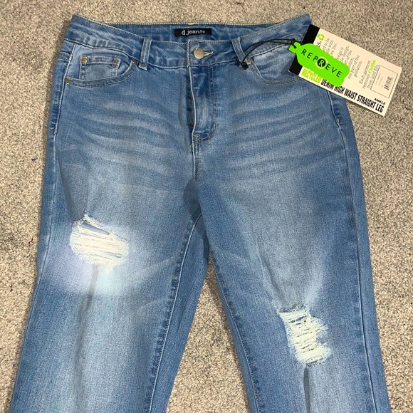 D.Jeans High Waist Straight Ankle Jeans| NWT - Picture 1 of 7
